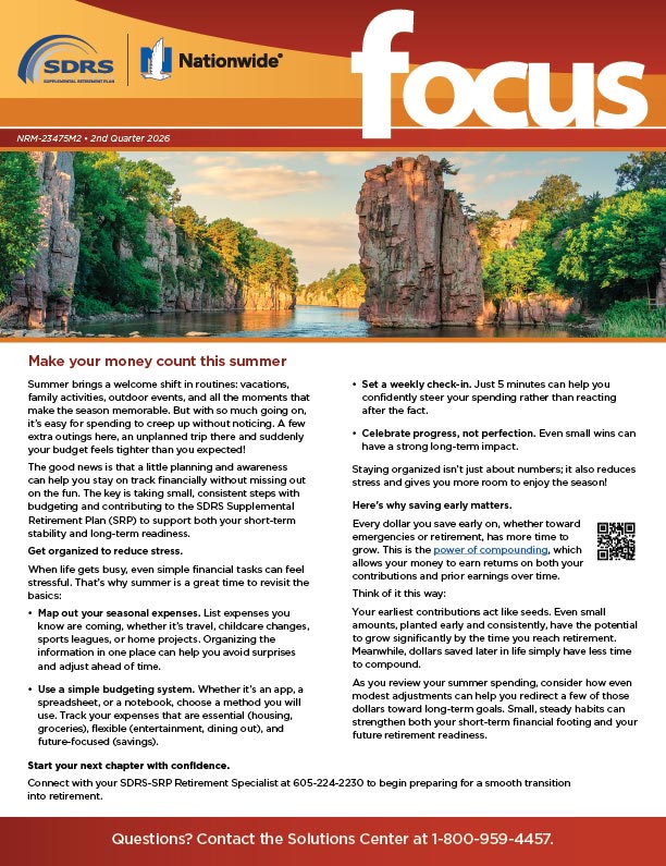 Cover of the latest newsletter